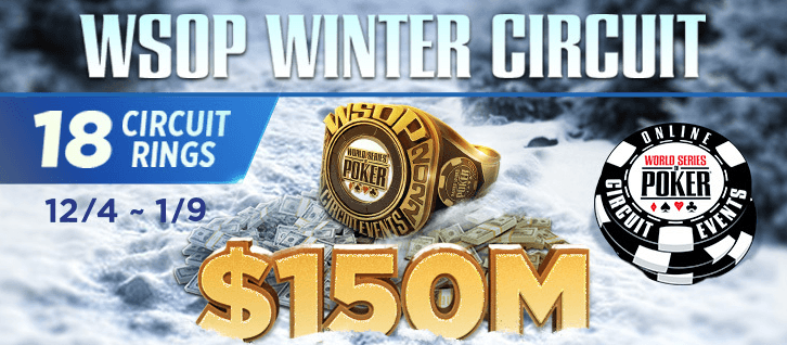 WSOP Winter Circuit $150M Gtd op GGPoker