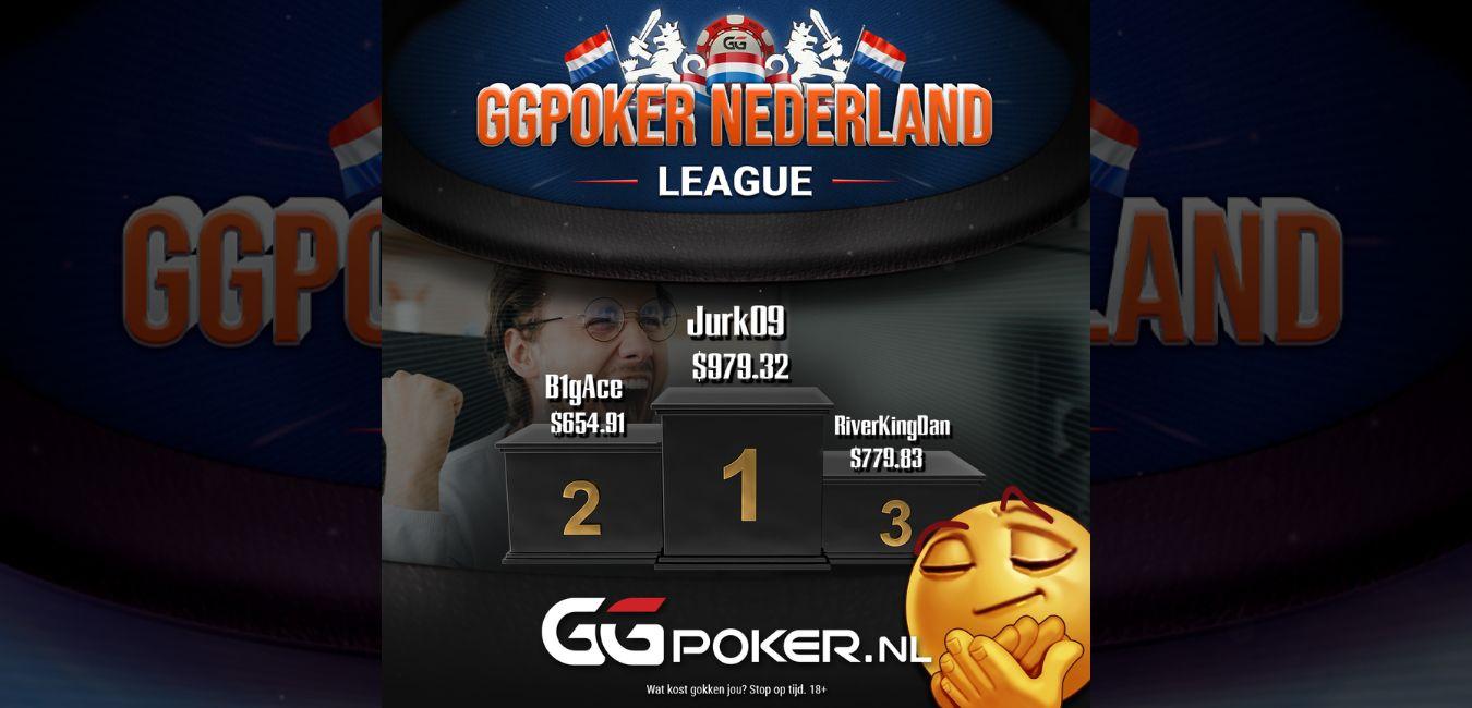 "Jurk09" wint speelronde 4 GGPoker NL league