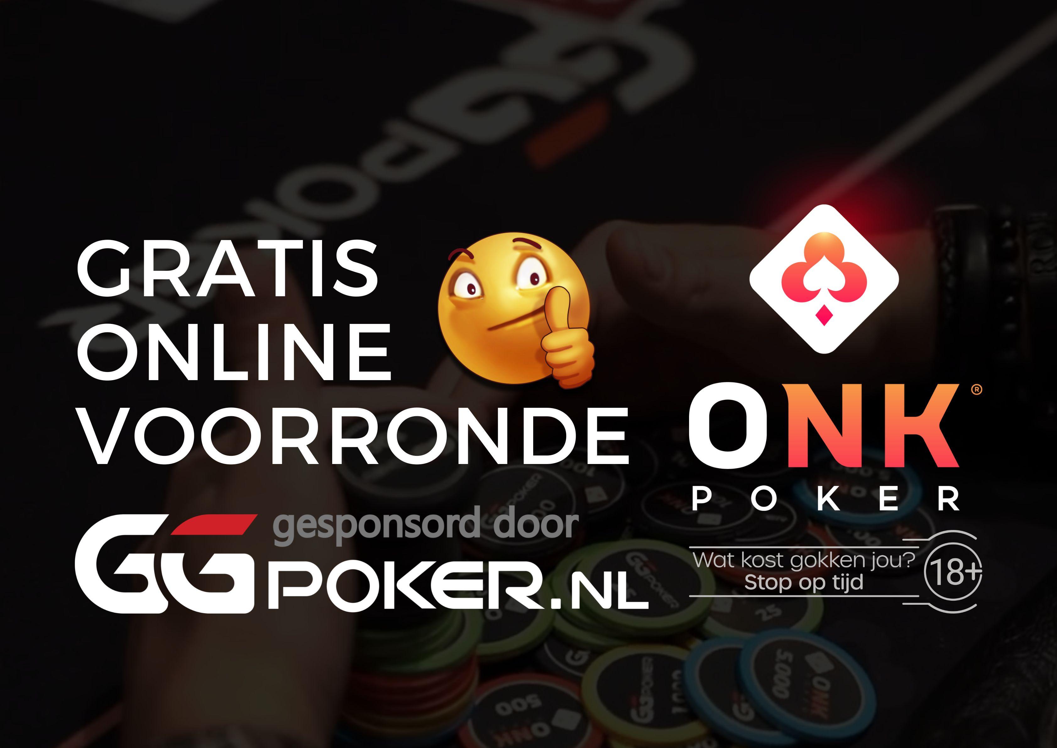 Dinsdag 1 november speel je gratis mee met het ONK Poker!