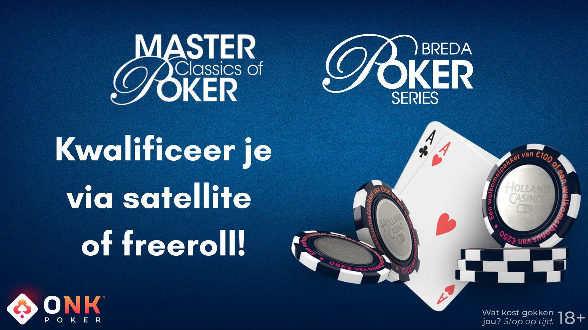 Community satellites + freeroll op Holland Casino Online!