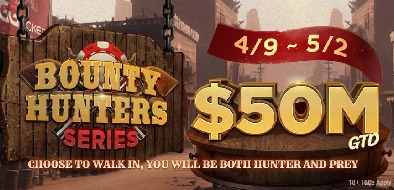 Bounty Hunters Series keert terug op GGPoker