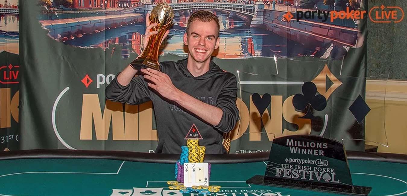 Michel Molenaar wint Partypoker MILLIONS Irish Poker Festival!