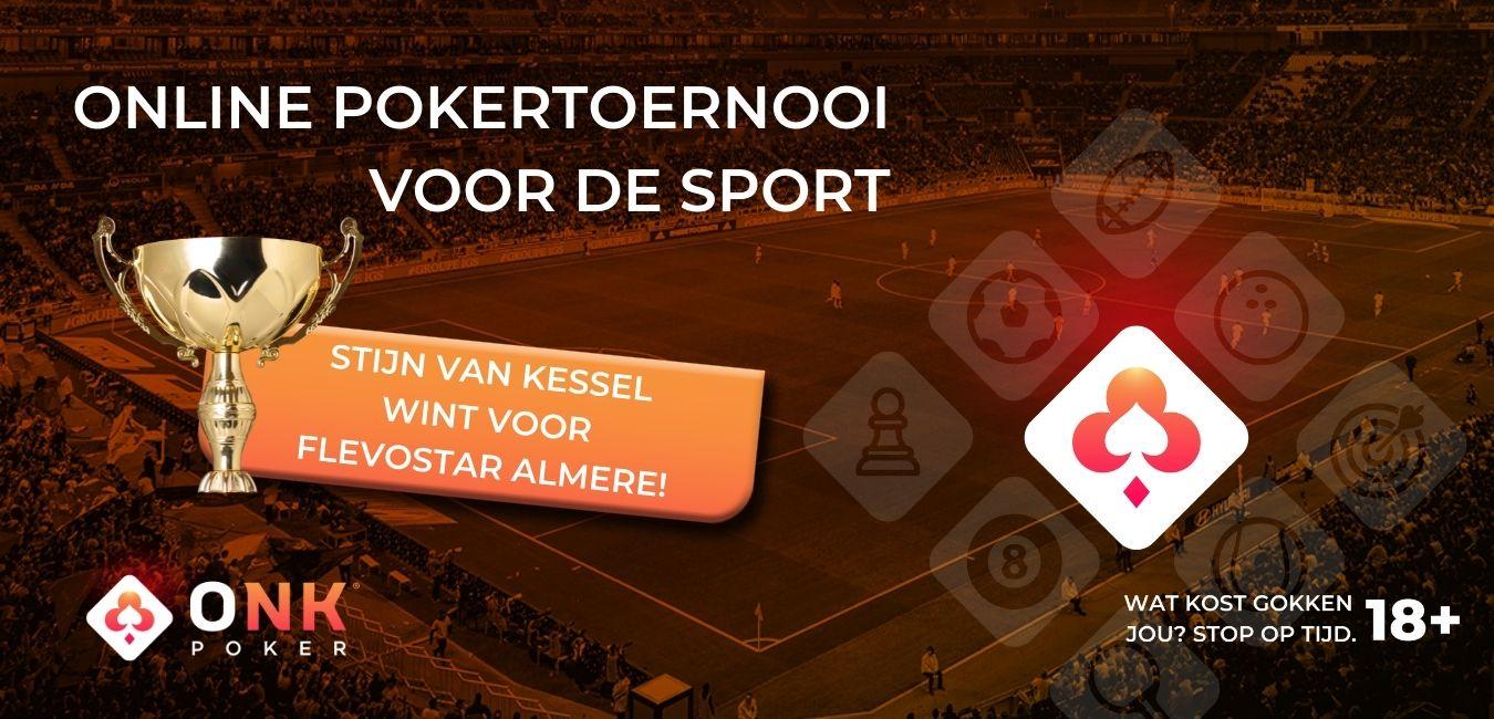 Stijn van Kessel wint finale Online Pokertoernooi voor de Sport '22!