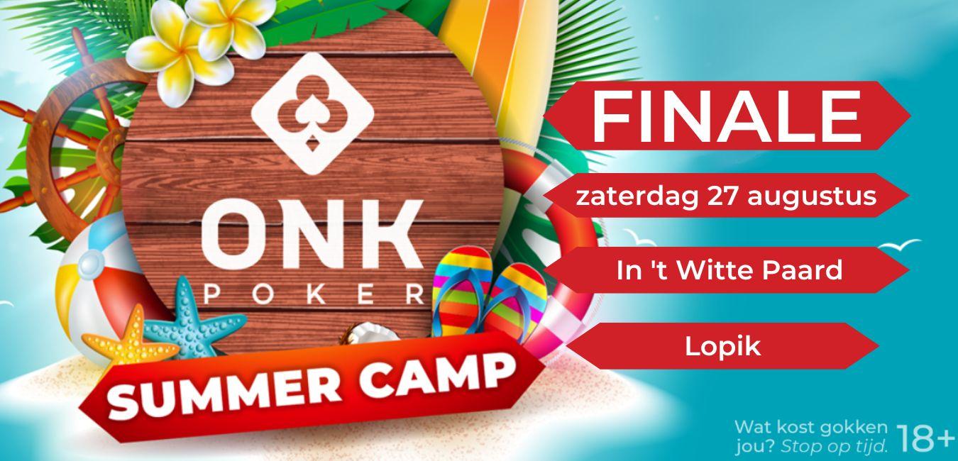 Dit zijn de finalisten van het ONK Poker Summer Camp!