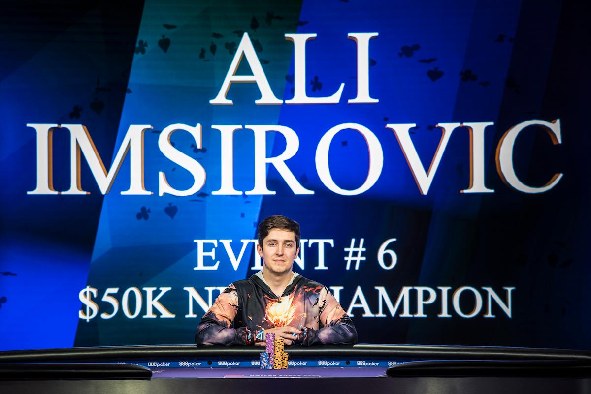 Ali Imsirovic leidt het klassement van de Poker Masters 2018