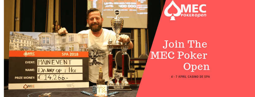 Kaartverkoop MEC Poker Open maandag 28 januari van start