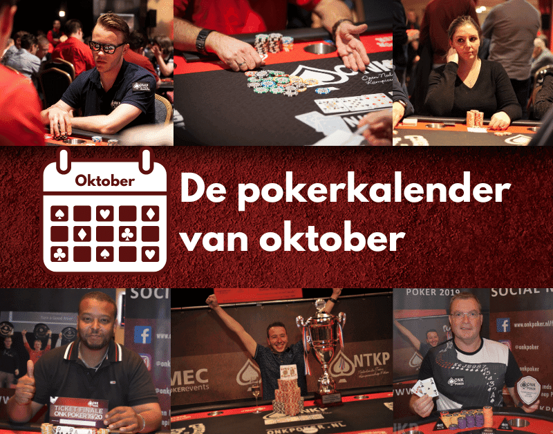 ONK Poker toernooien in oktober