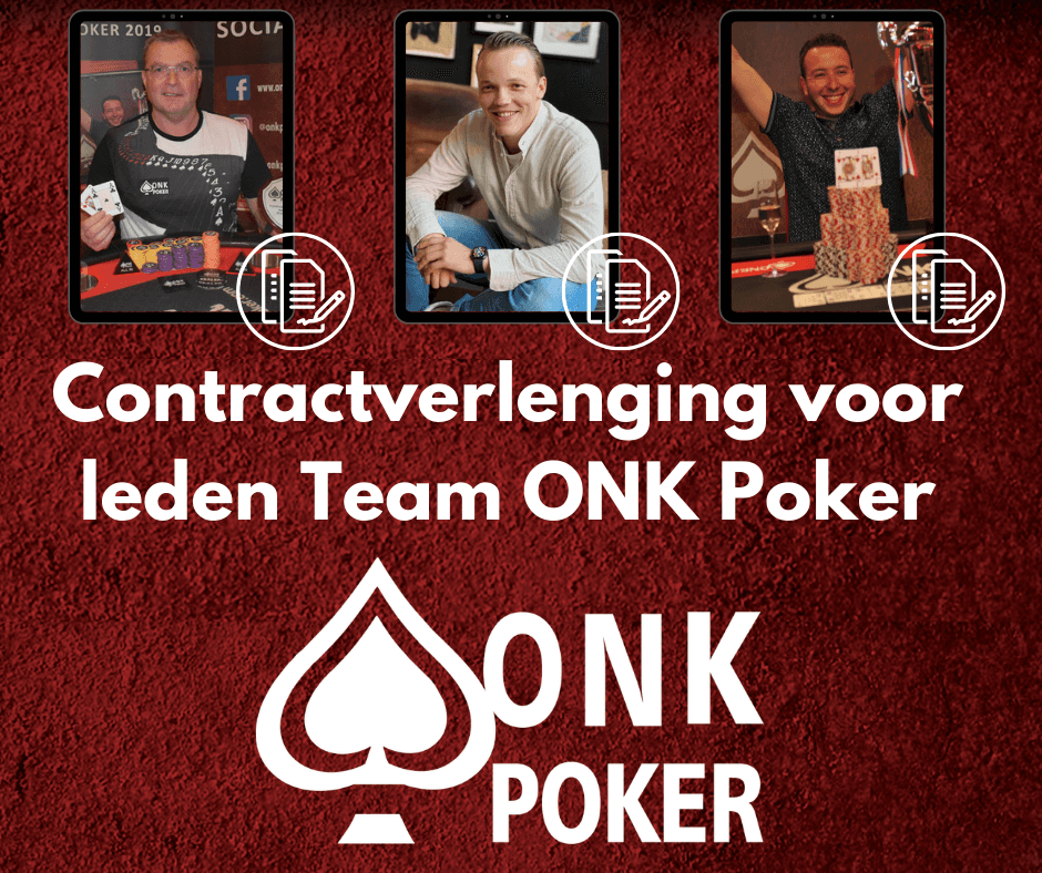 Contractverlenging voor leden Team ONK Poker!