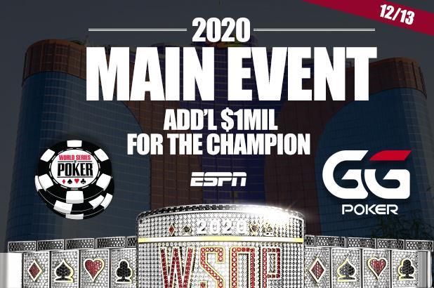 WSOP.com kondigt (opnieuw) het 2020 WSOP Main Event aan!