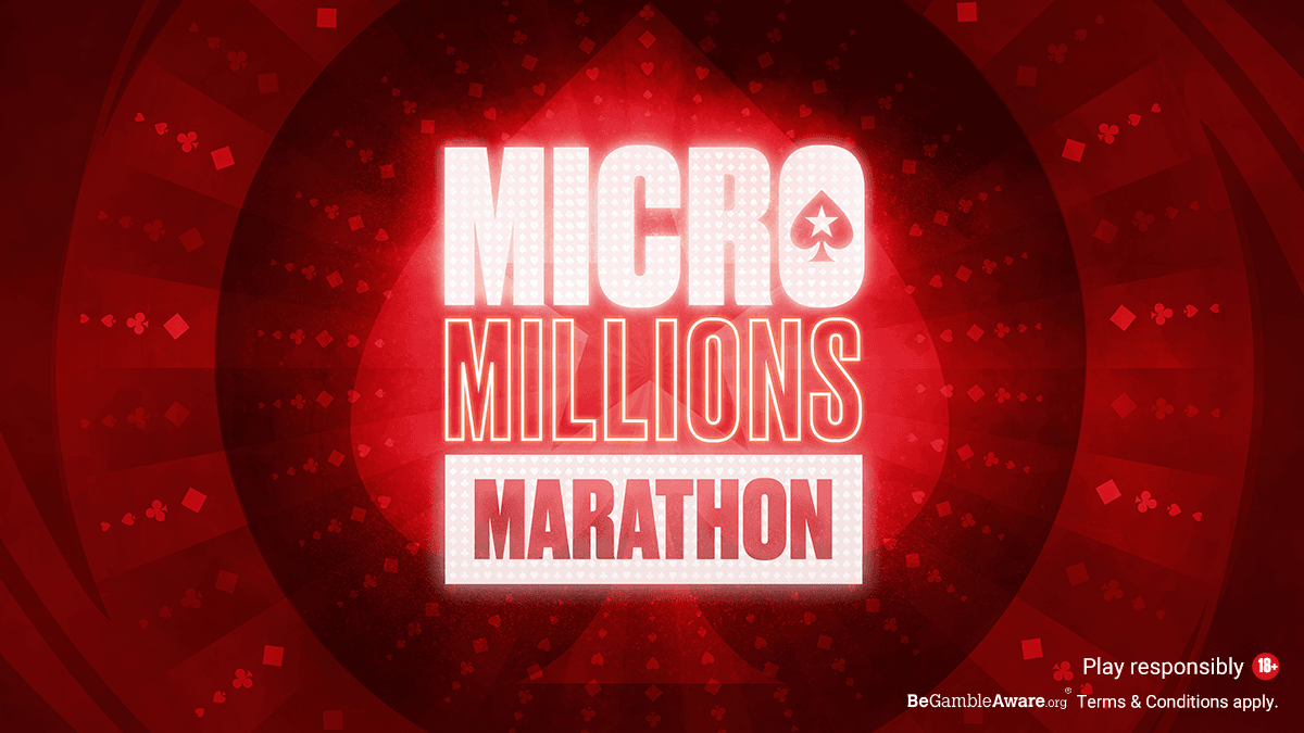 Pokerstars: Micromillions Marathon & Turbo Series!