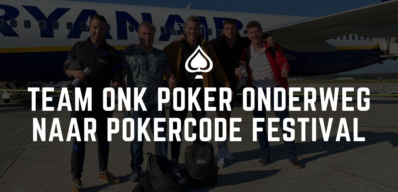 Team ONK Poker onderweg naar Pokercode Festival