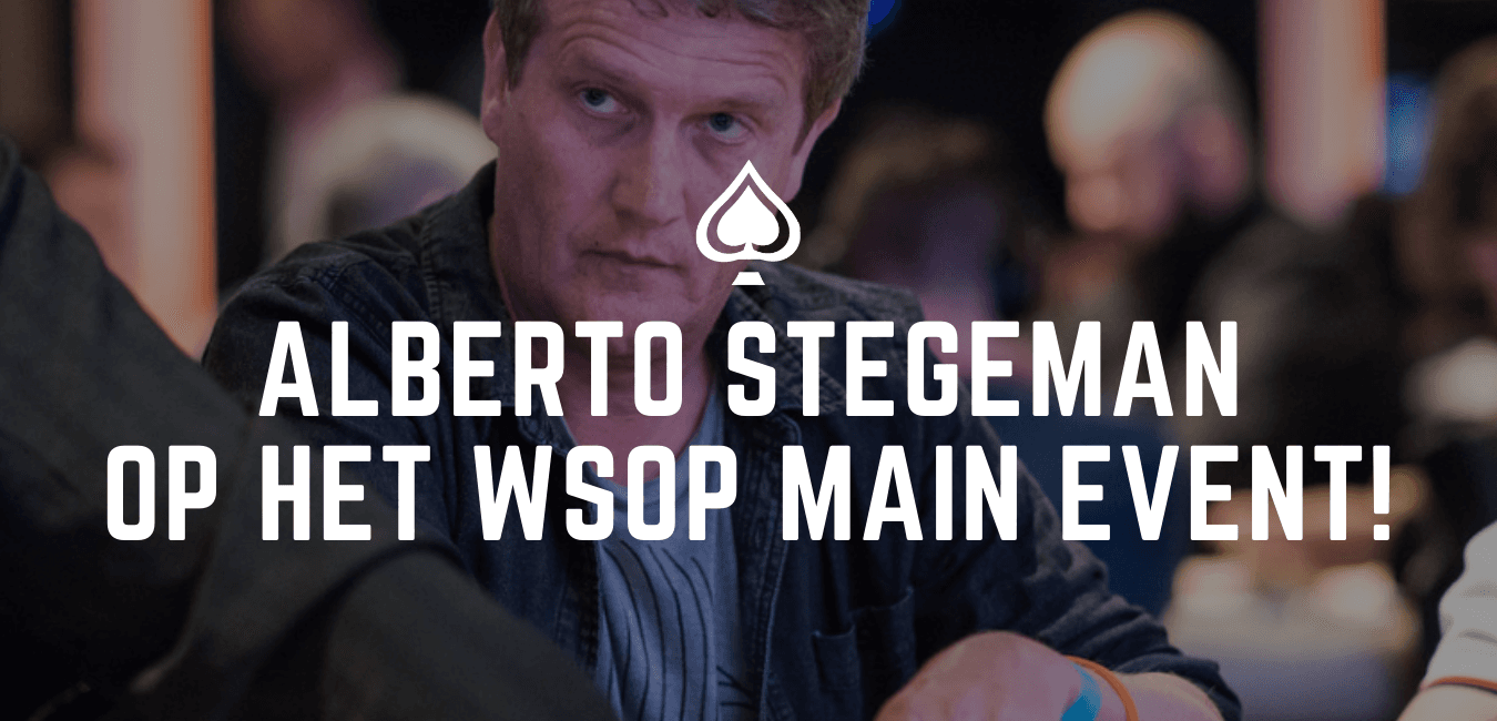 Alberto Stegeman gaat het WSOP Main Event spelen!