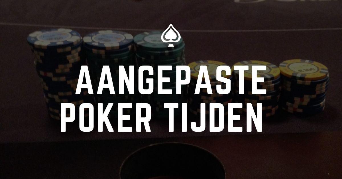 Aangepaste pokertijden Holland Casino Amsterdam