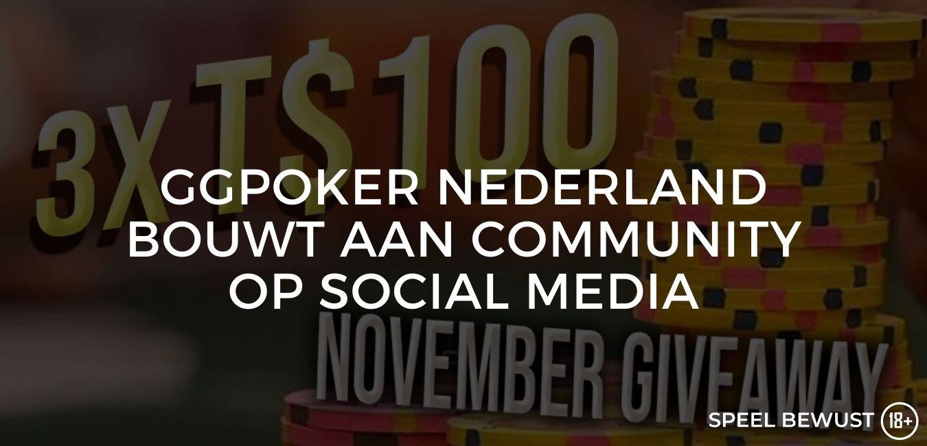 GGPoker Nederland bouwt aan community op social media