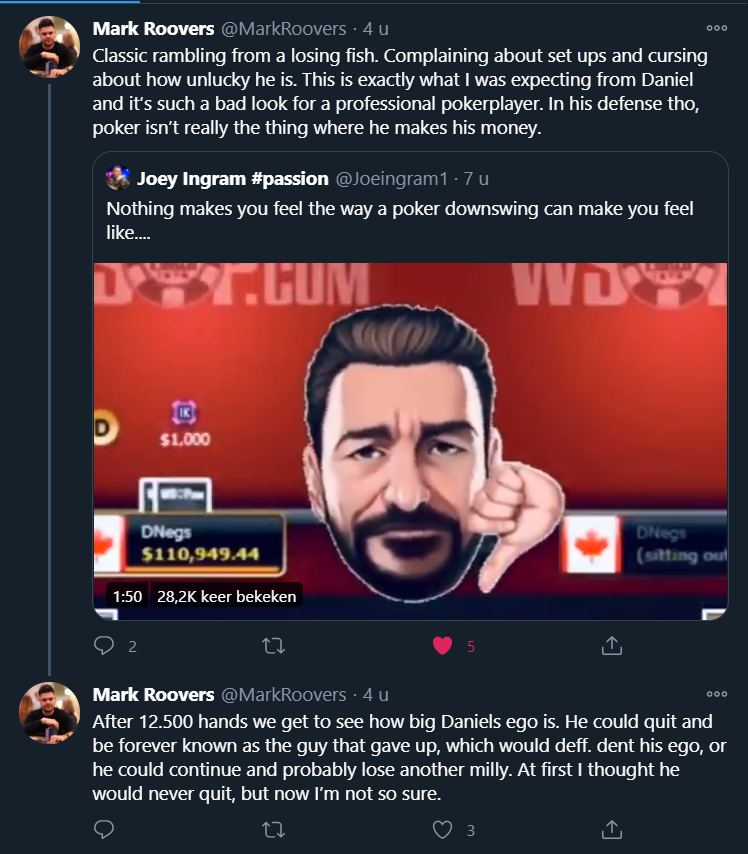 Tweet mark roovers HSF