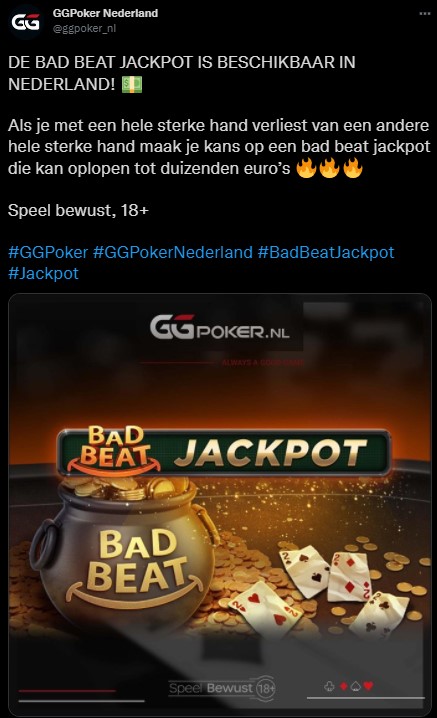 Tweet GGPokerNL