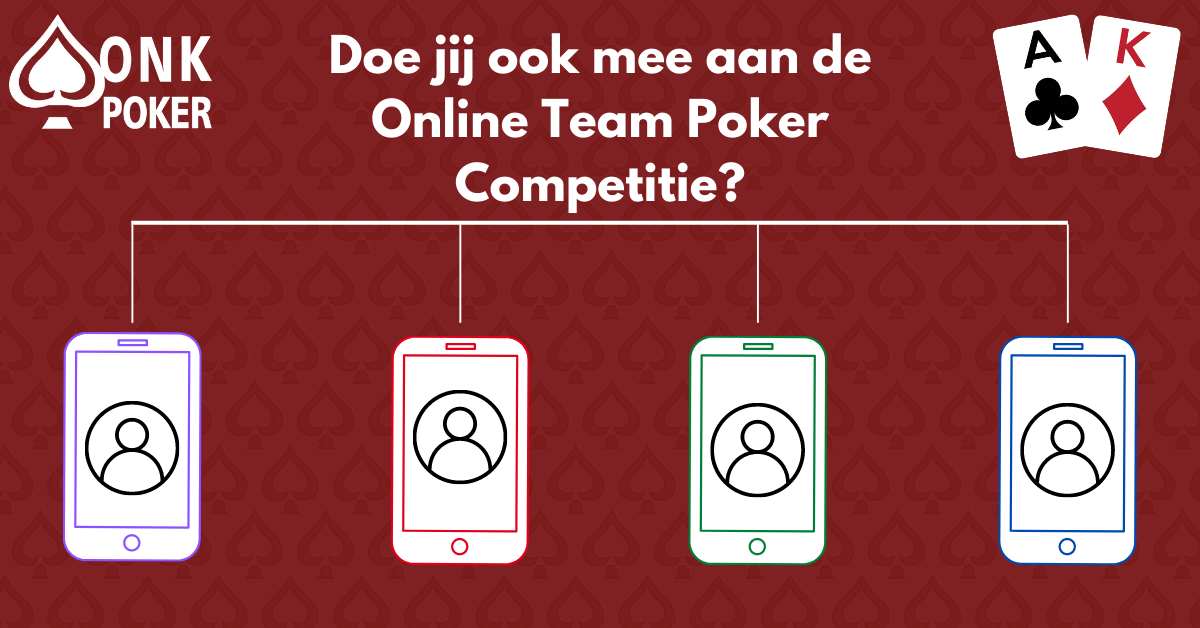 30 teams ingeschreven voor Online Team Poker Competitie!