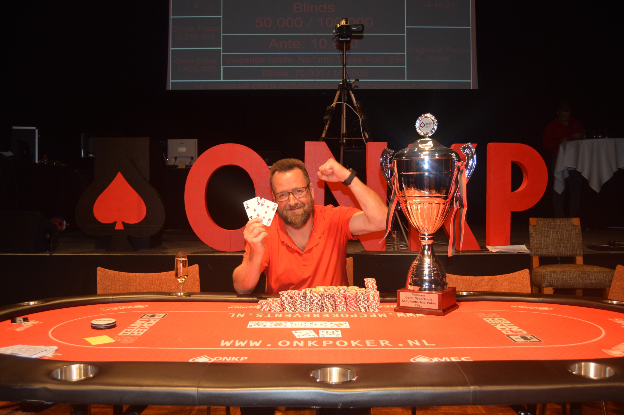 Verslag: Guy van Ginderen wint Open Nederlands Kampioenschap Poker 2017!