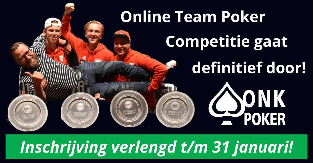 Online Team Poker Competitie gaat definitief door!